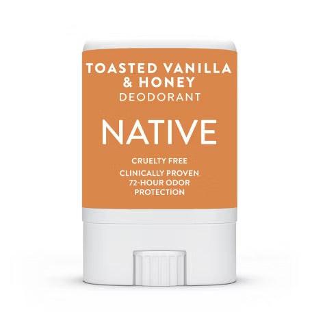 Native Fall Getaway Mini Deodorant – Toasted Vanilla & Honey (0.35 oz)