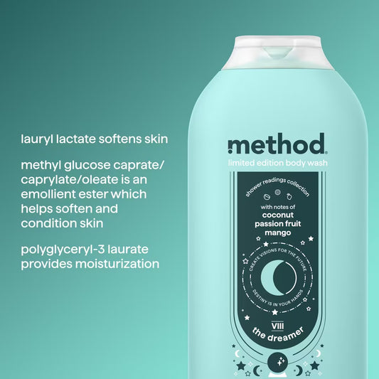 Method Limited Edition Shower Readings Body Wash – The Dreamer (18 oz)