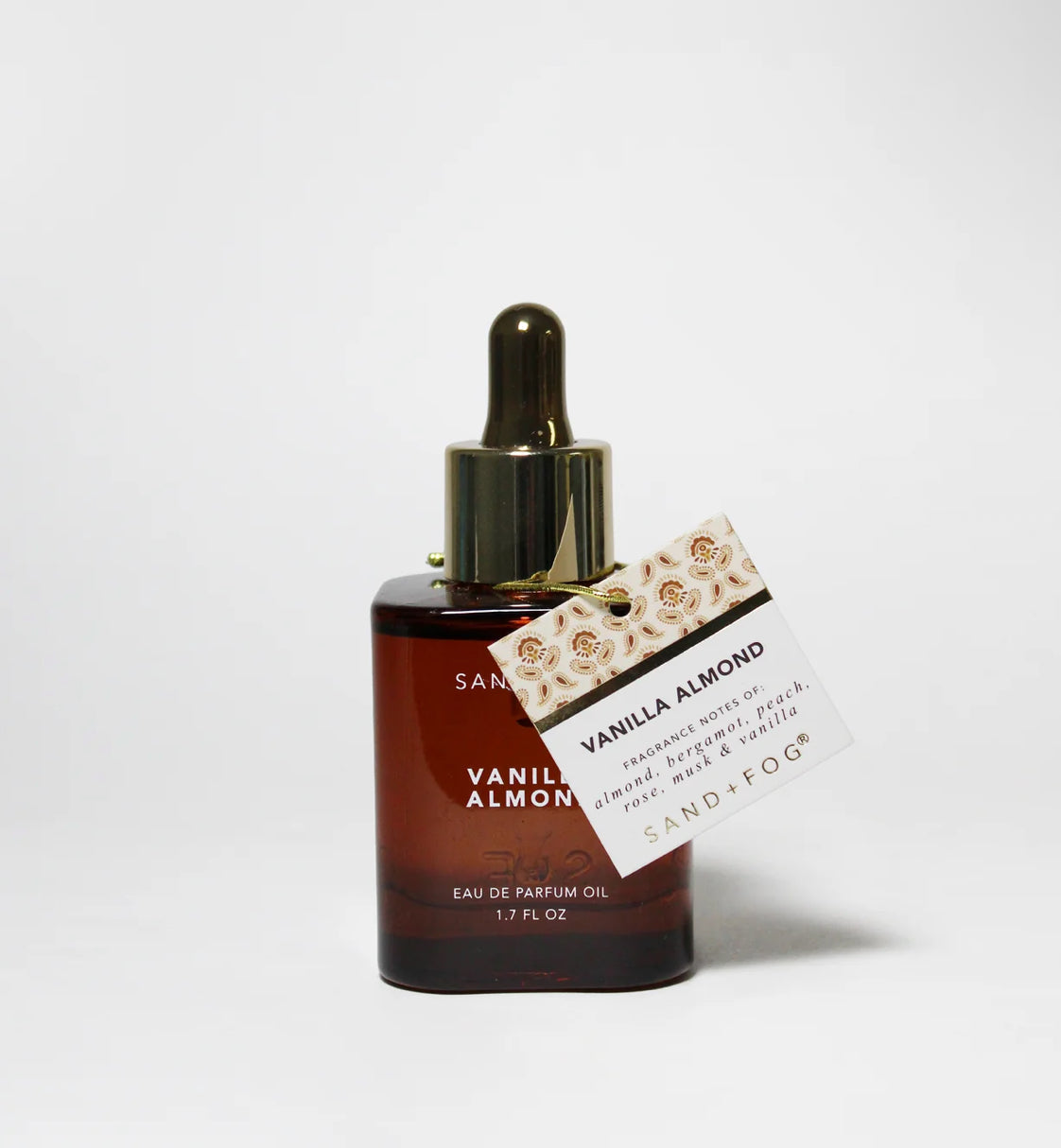 SAND + FOG – VANILLA ALMOND Perfume Oil Dropper (50ml)