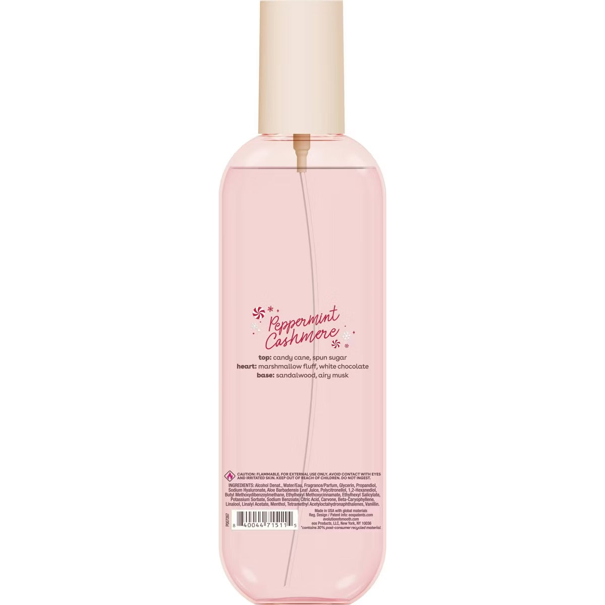 eos – Holiday Body Mist: Peppermint Cashmere (6 fl oz)