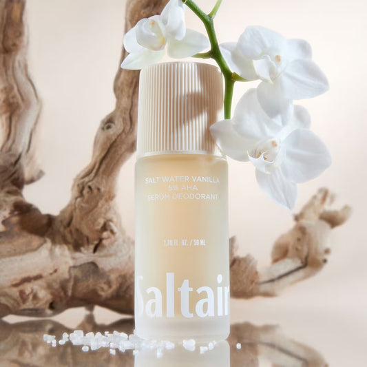 Saltair – 5% AHA Serum Deodorant (Saltwater Vanilla, 75 ml)