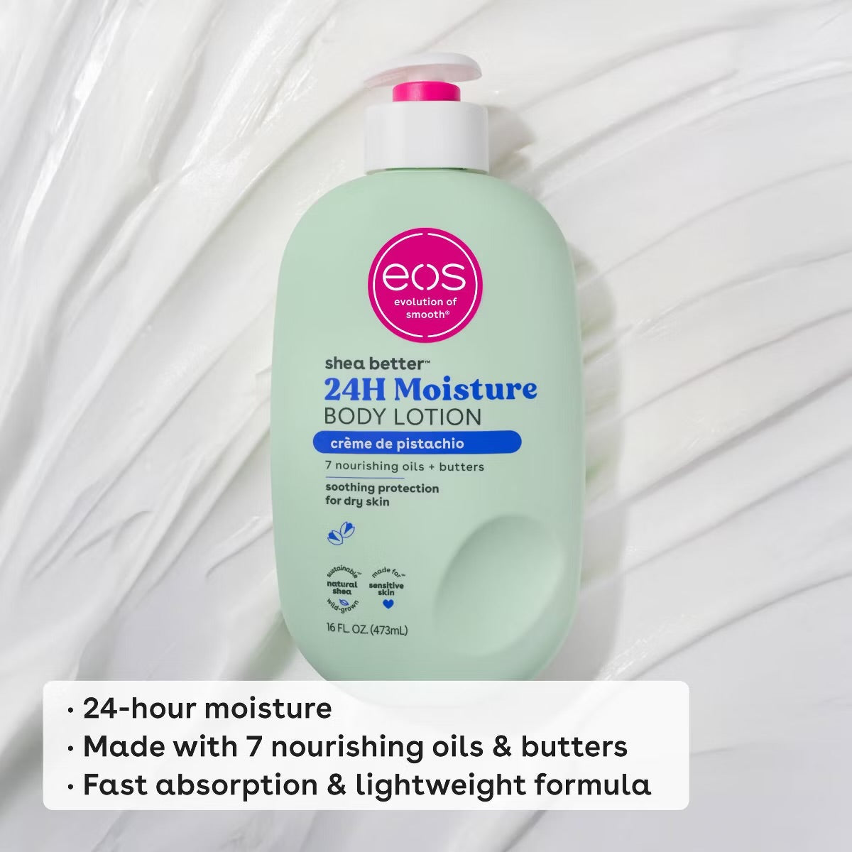 eos – Shea Better 24H Moisture Body Lotion (16 fl oz)
