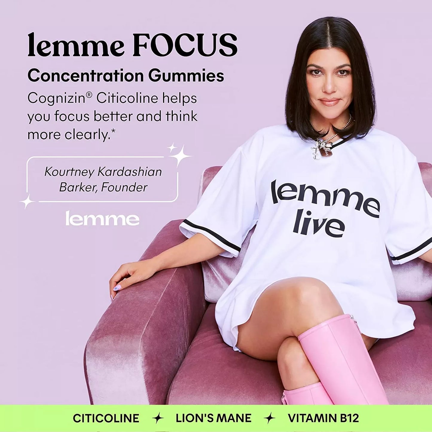 Lemme Focus – Concentration & Brain Health Gummies (50ct)