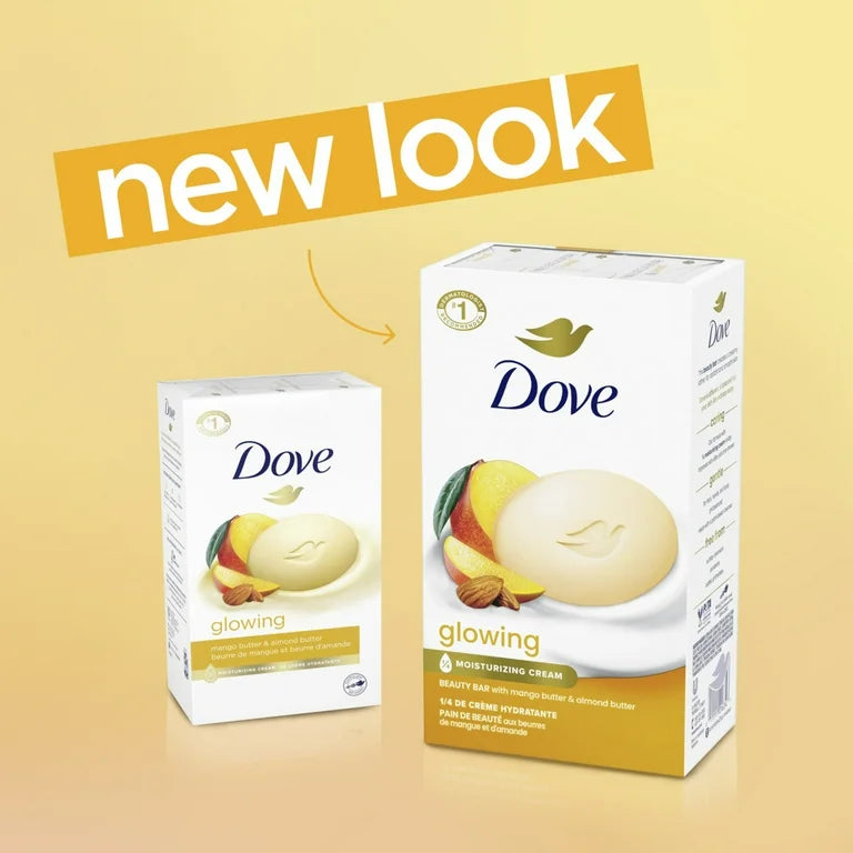 Dove – Glowing Mango & Almond Butters Beauty Bar (8 bars)
