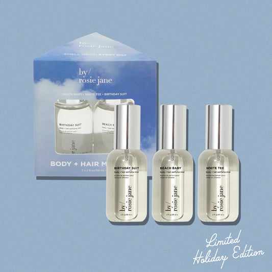 By Rosie Jane – Limited Edition Body + Hair Mist Trio (3 x 2 fl oz)