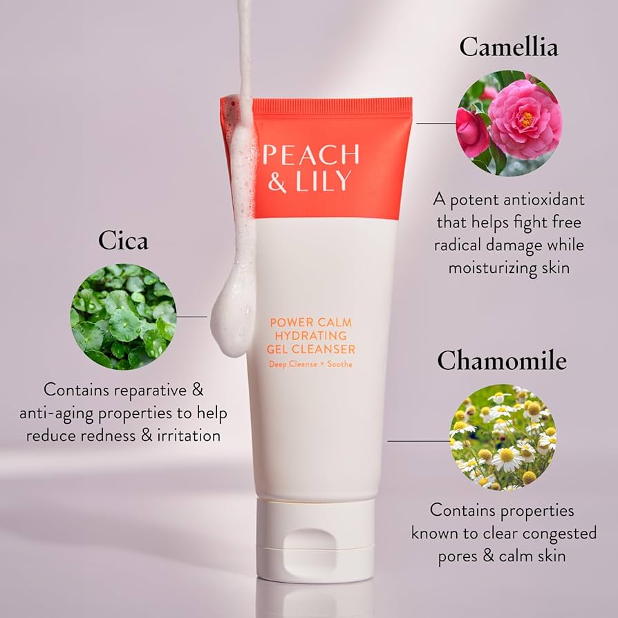 Peach & Lily Power Calm Hydrating Gel Cleanser (100ml)