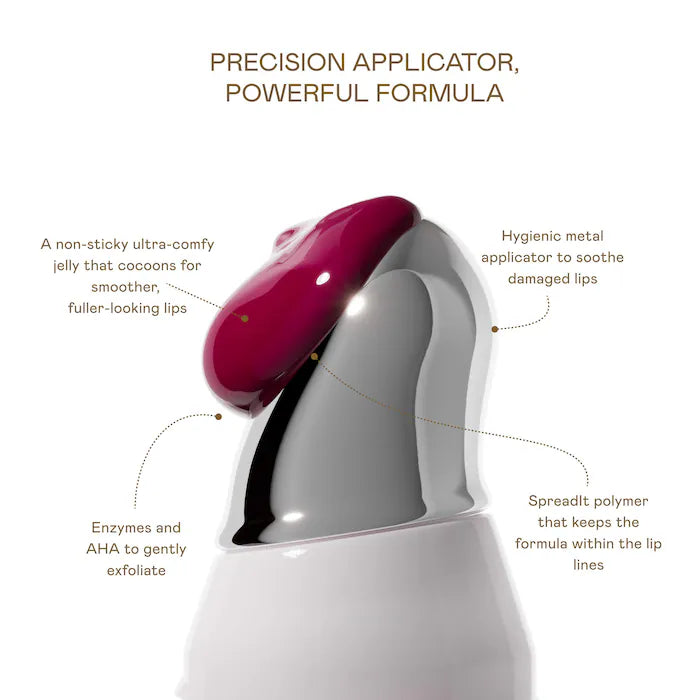 EADEM – Le Chouchou Exfoliating + Softening Peptide Lip Balm - Boba Bounce - Bissap Glaze - deep plum berry
