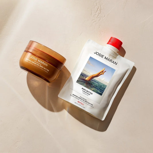 Josie Maran – Unscented Whipped Argan Oil Body Butter Refill (13.5 fl oz)