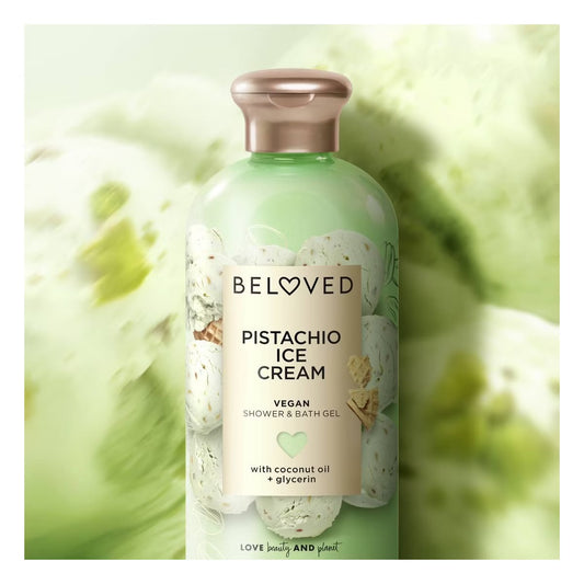 Beloved Pistachio Ice Cream Shower & Bath Gel – 11.8 fl oz