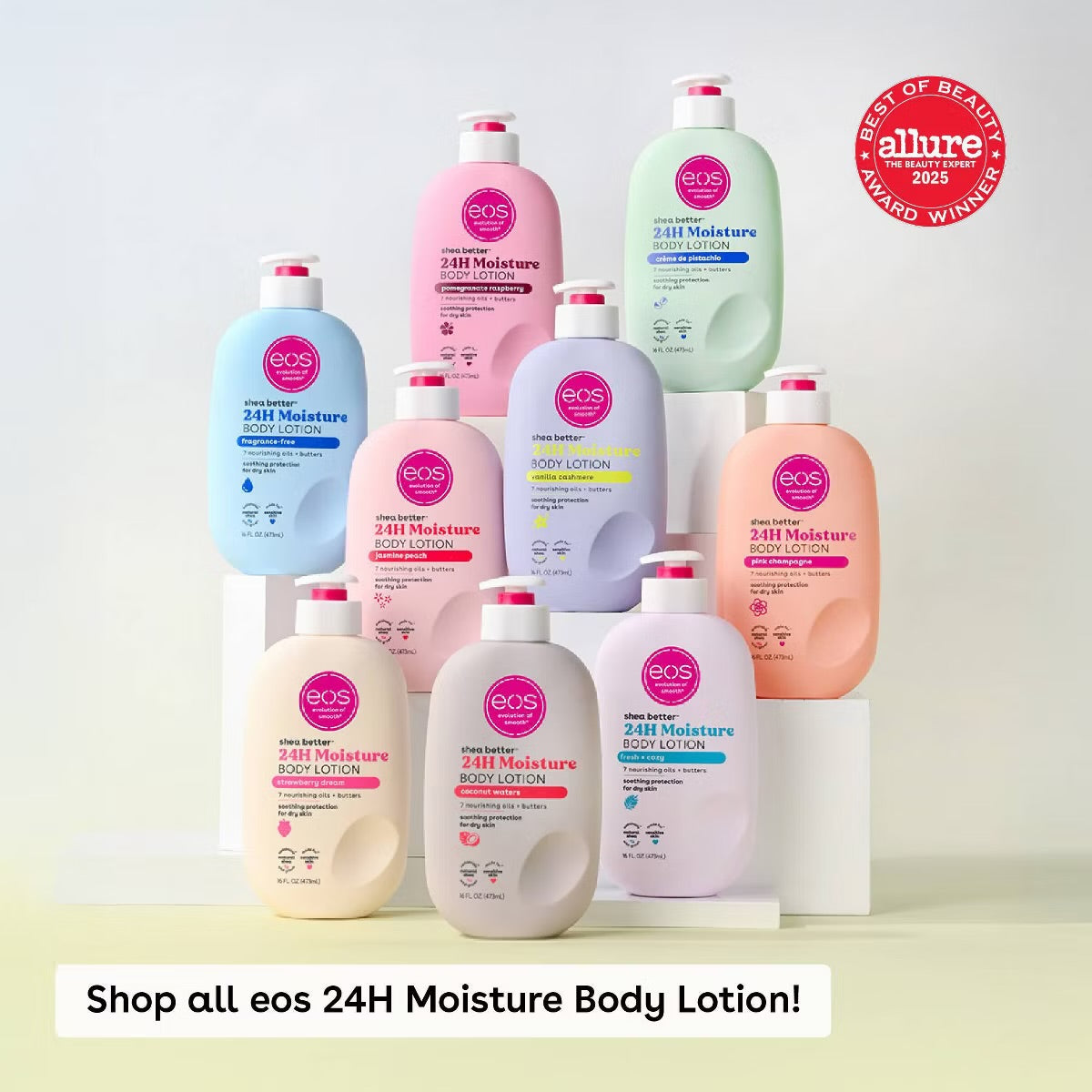 eos – Shea Better 24H Moisture Body Lotion (16 fl oz)