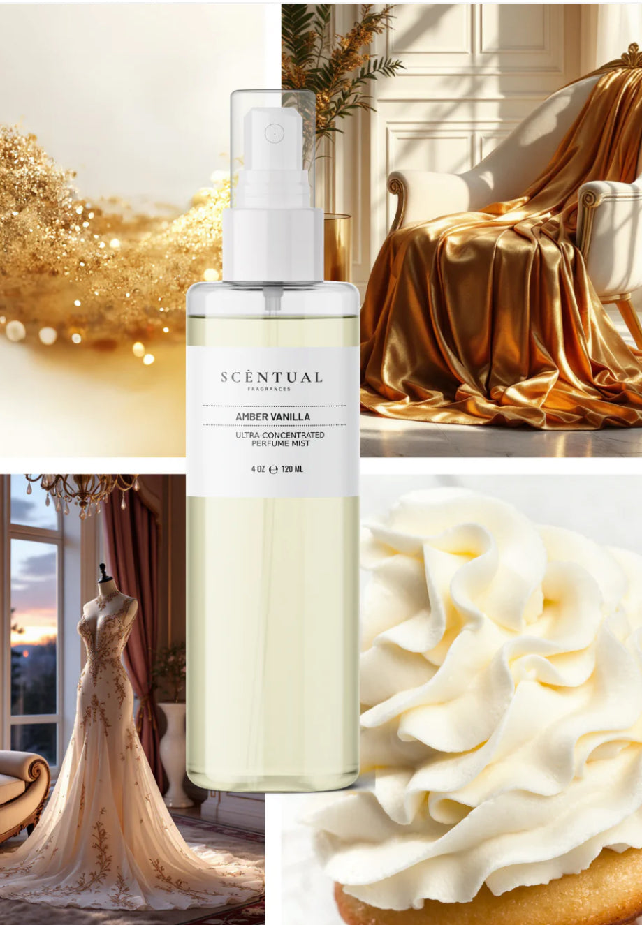 Scentual Fragrances – Ultra-Concentrated Perfume Mist (1 oz / 4 oz / 10 ml)