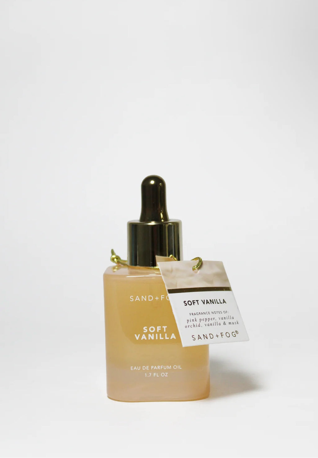 SAND + FOG – SOFT VANILLA Perfume Oil Dropper (50ml)