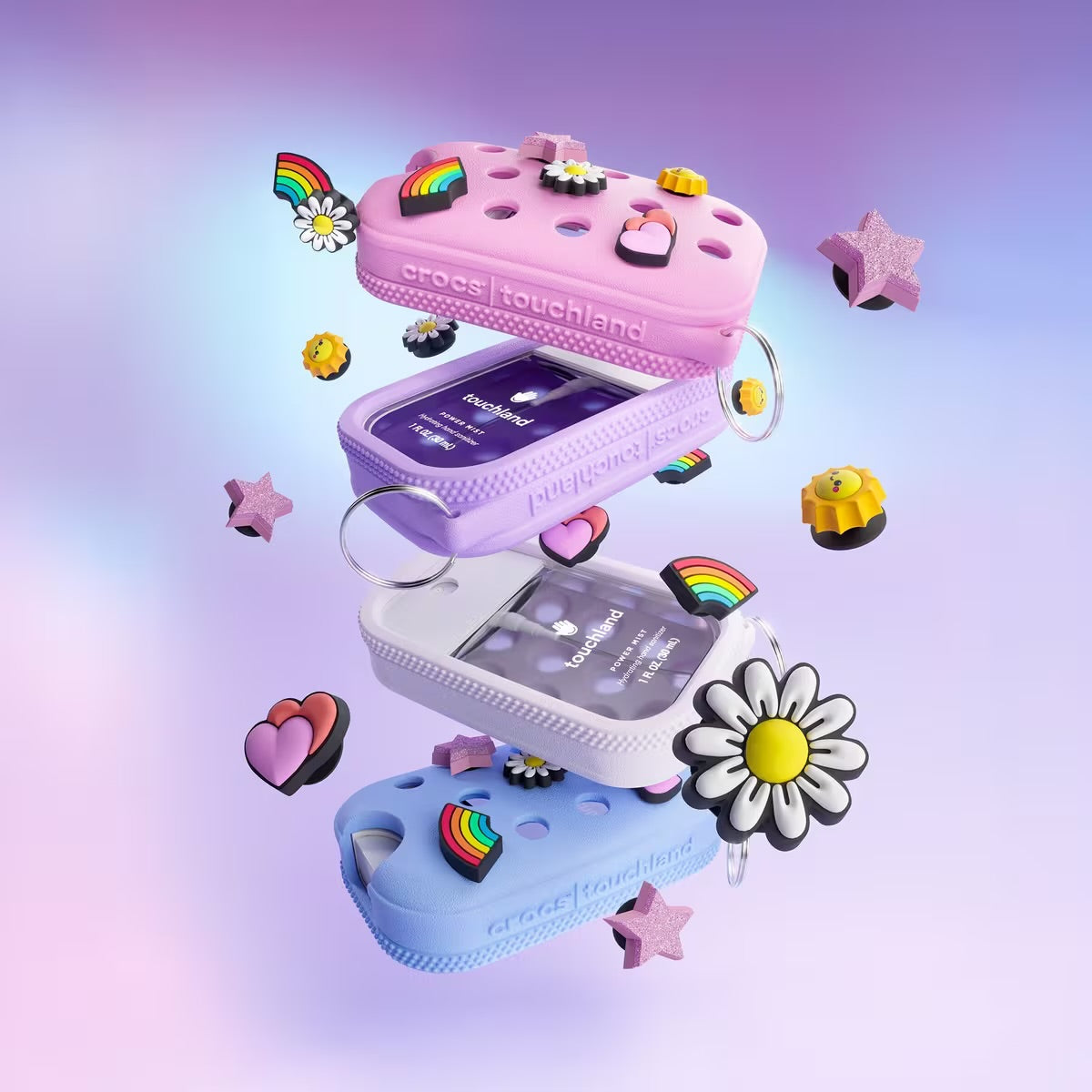 Crocs x Touchland Hand Sanitizer Case - Sugarpop Pink | Limited Edition