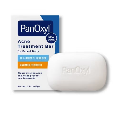 PanOxyl 10% Benzoyl Peroxide Acne Cleansing Bar – 1.5oz