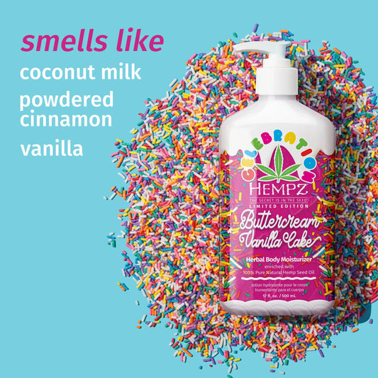 Hempz – Buttercream Vanilla Cake Celebration Body Lotion