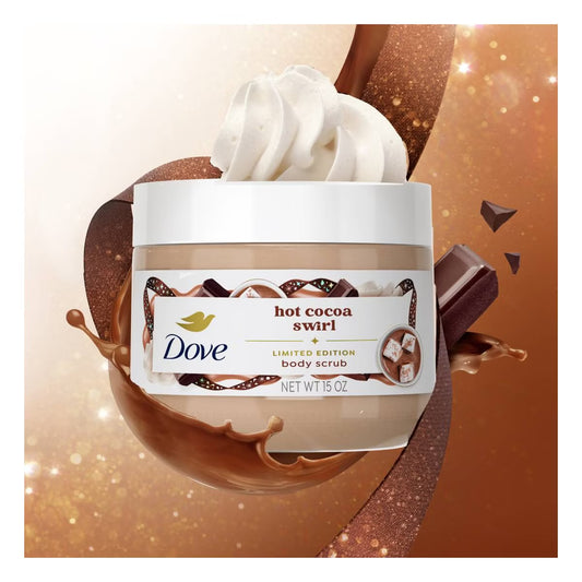 Dove – Limited Edition Holiday Treat Body Scrub (Hot Cocoa Swirl, 15 oz)