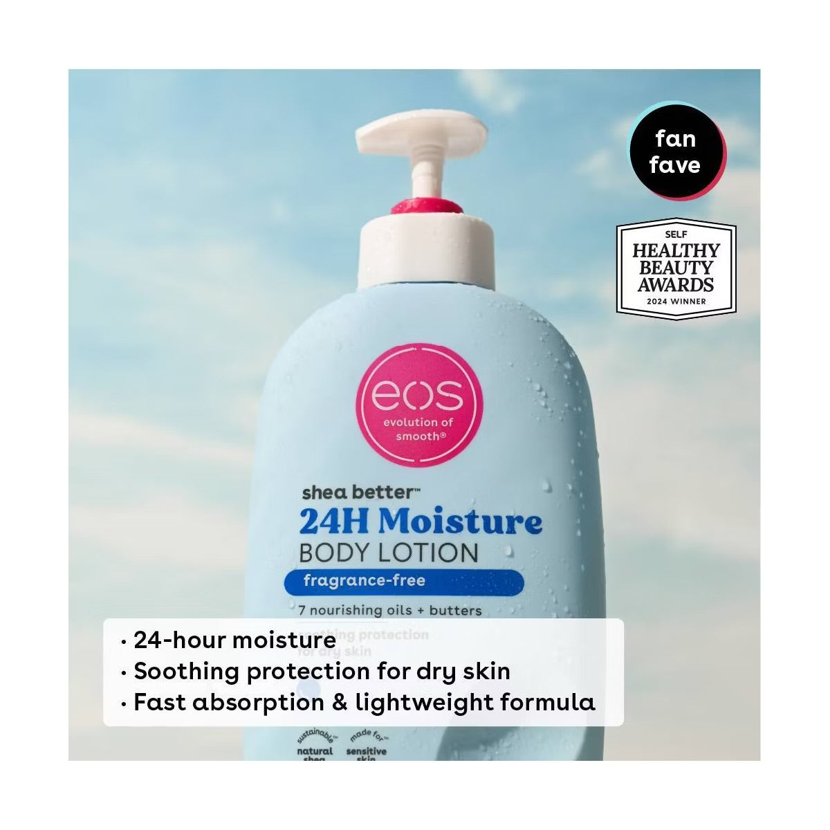 eos – Shea Better 24H Moisture Body Lotion (16 fl oz)