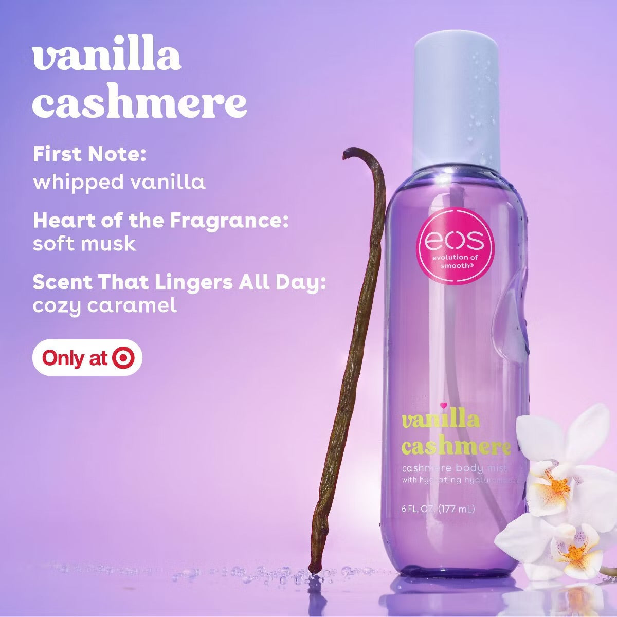 eos – Body Mist: Vanilla Cashmere (6 fl oz)