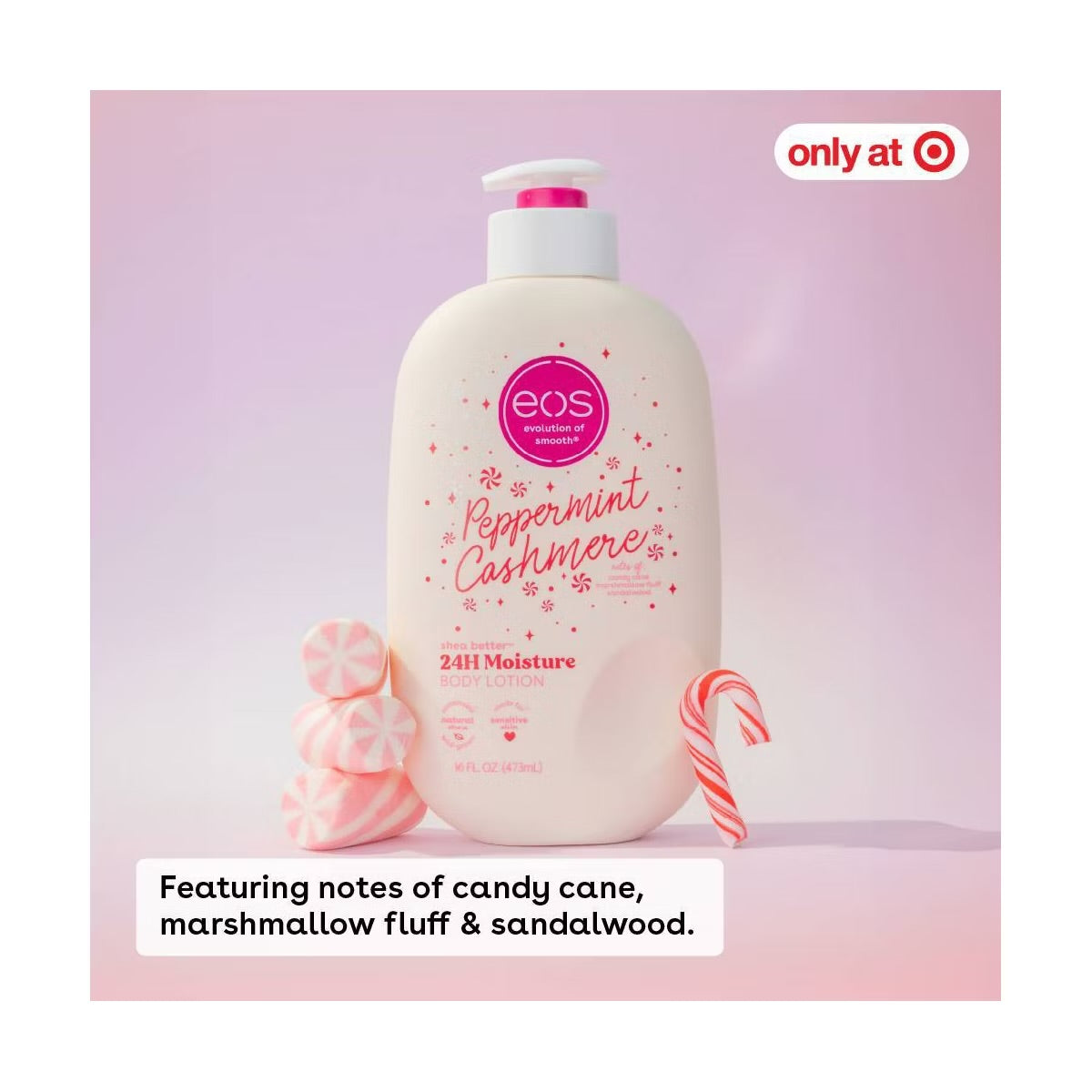 eos – Holiday Body Lotion: Peppermint Cashmere