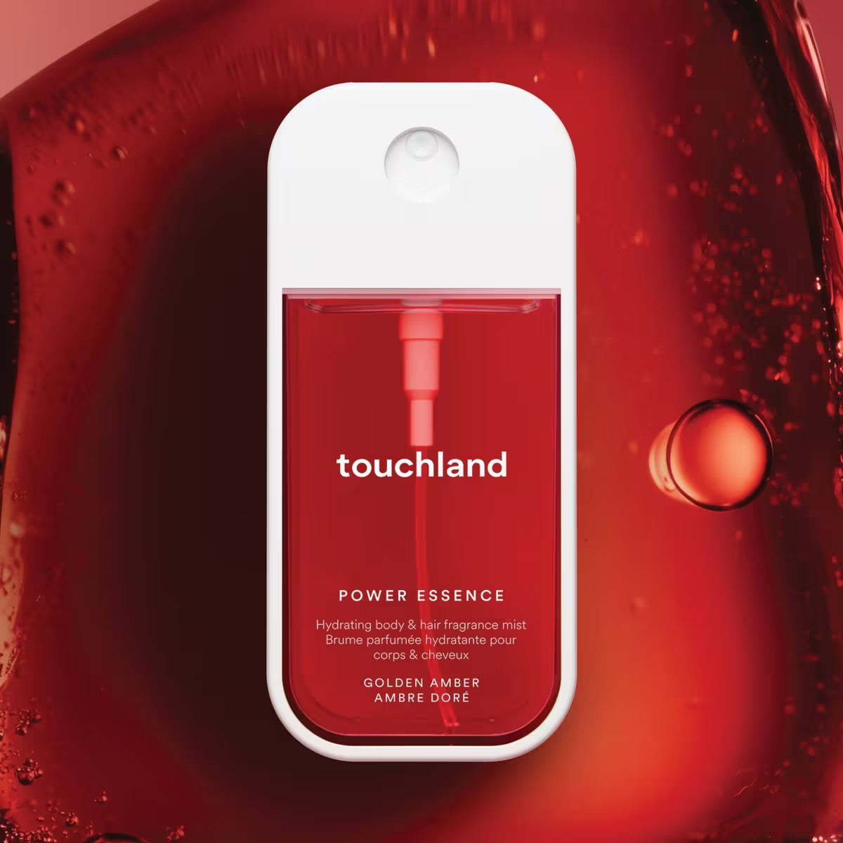 Touchland Power Essence Body & Hair Fragrance Mist – Golden Amber | 100ml