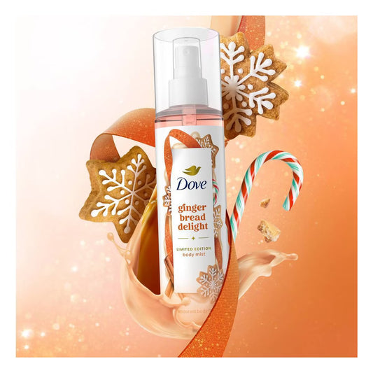 Dove – Limited Edition Holiday Treat Body Mist (Gingerbread Delight, 8 fl oz)