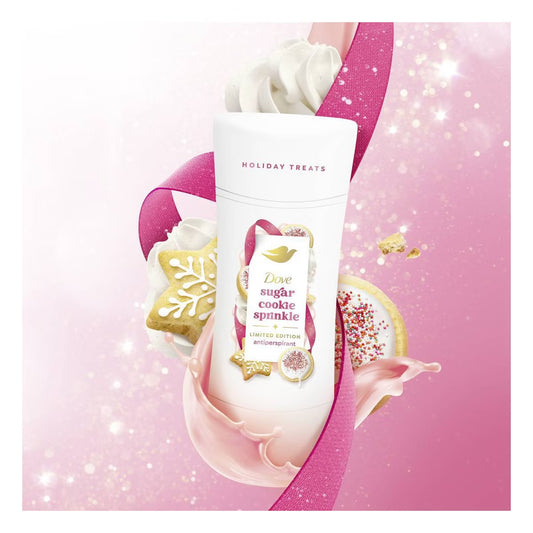 Dove – Advanced Care Limited Edition Holiday Treat Antiperspirant & Deodorant (Sugar Cookie Sprinkle, 2.6 oz)