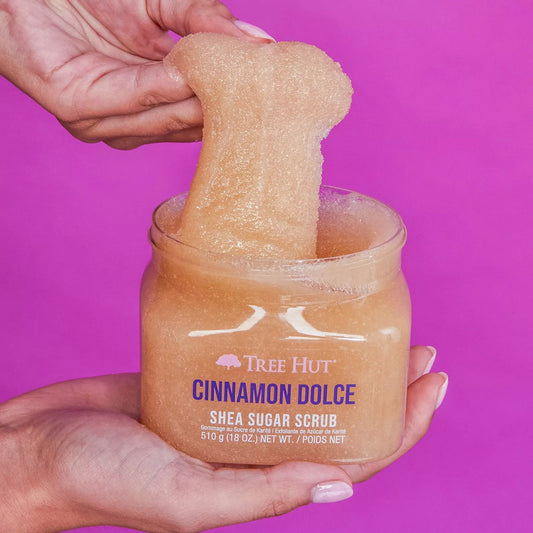 Tree Hut – Cinnamon Dolce Shea Sugar Scrub (18 oz)