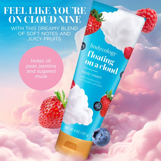 Bodycology Shea Butter Body Cream, Floating on a Cloud – 8 oz