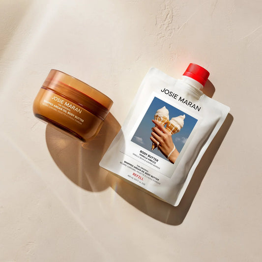 Josie Maran – Vanilla Vibezzz Whipped Argan Oil Body Butter Refill (13.5 fl oz)