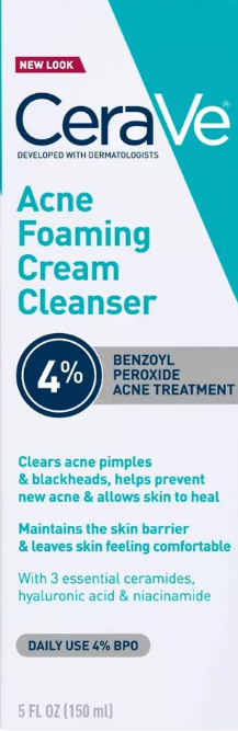 Acne Foaming Cream Cleanser