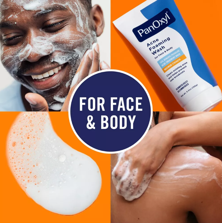 PanOxyl Acne Foaming Wash – 10% Benzoyl Peroxide