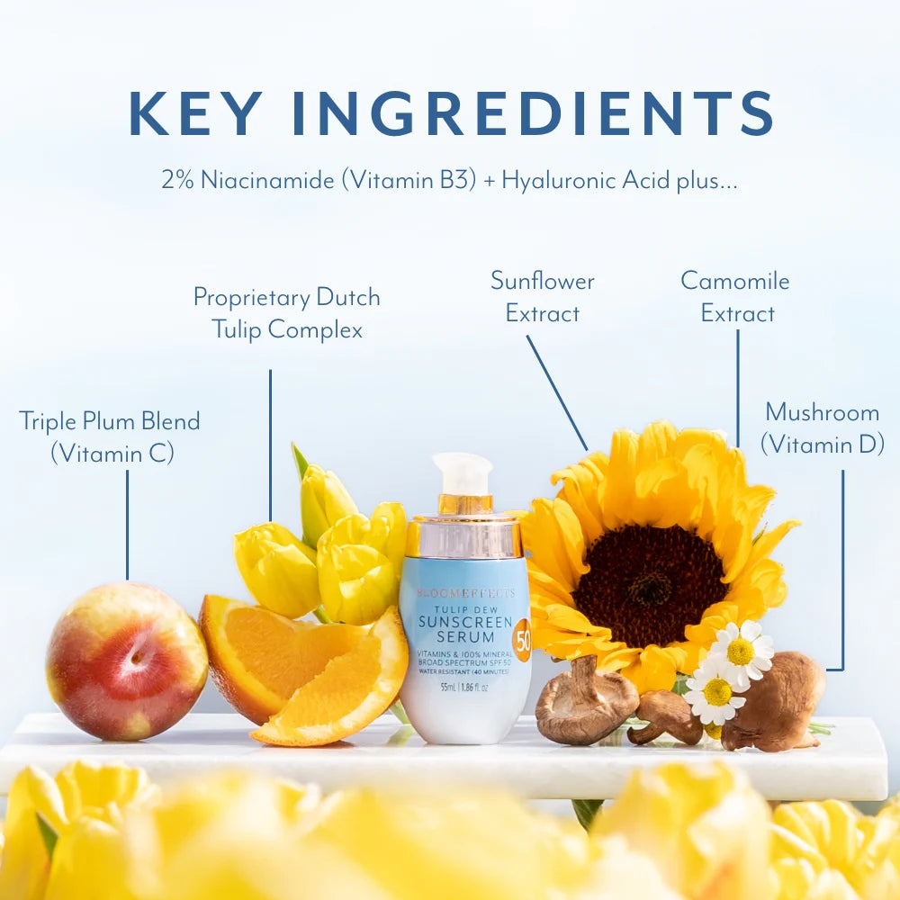 Bloomeffects – Tulip Dew Sunscreen Serum SPF 50