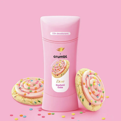 Dove x Crumbl Deodorant Stick – Confetti Cake