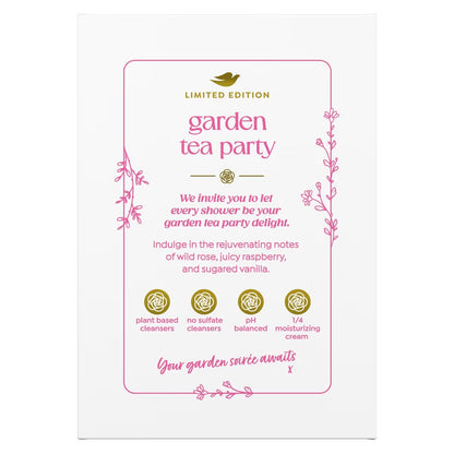 Dove Garden Tea Party Beauty Bar – Rose Berry Bouquet (Limited Edition, 4pk)