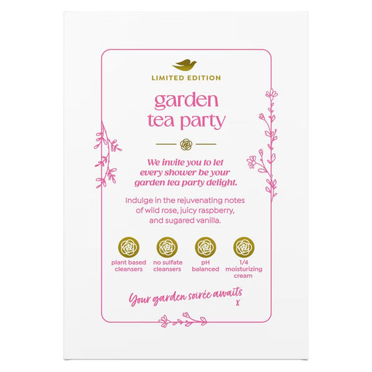 Dove Garden Tea Party Beauty Bar – Rose Berry Bouquet (Limited Edition, 4pk)