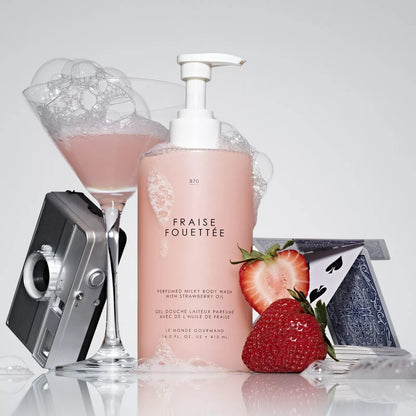 Le Monde Gourmand – Fraise Fouettée Milky Body Wash (10 fl. oz.)