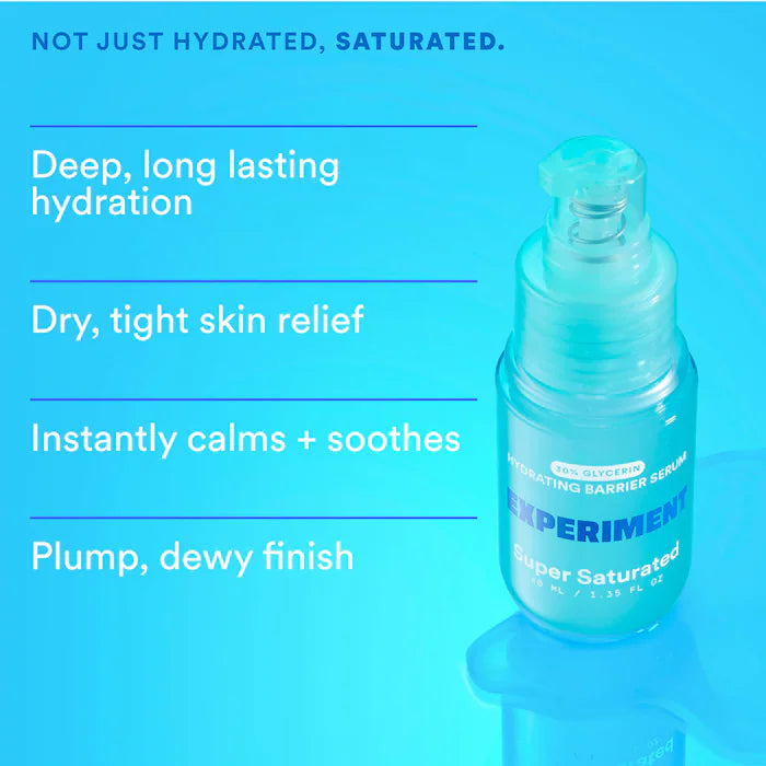 Super Saturated Hydrating Barrier Serum | 30% Glycerin + Polyglutamic Acid