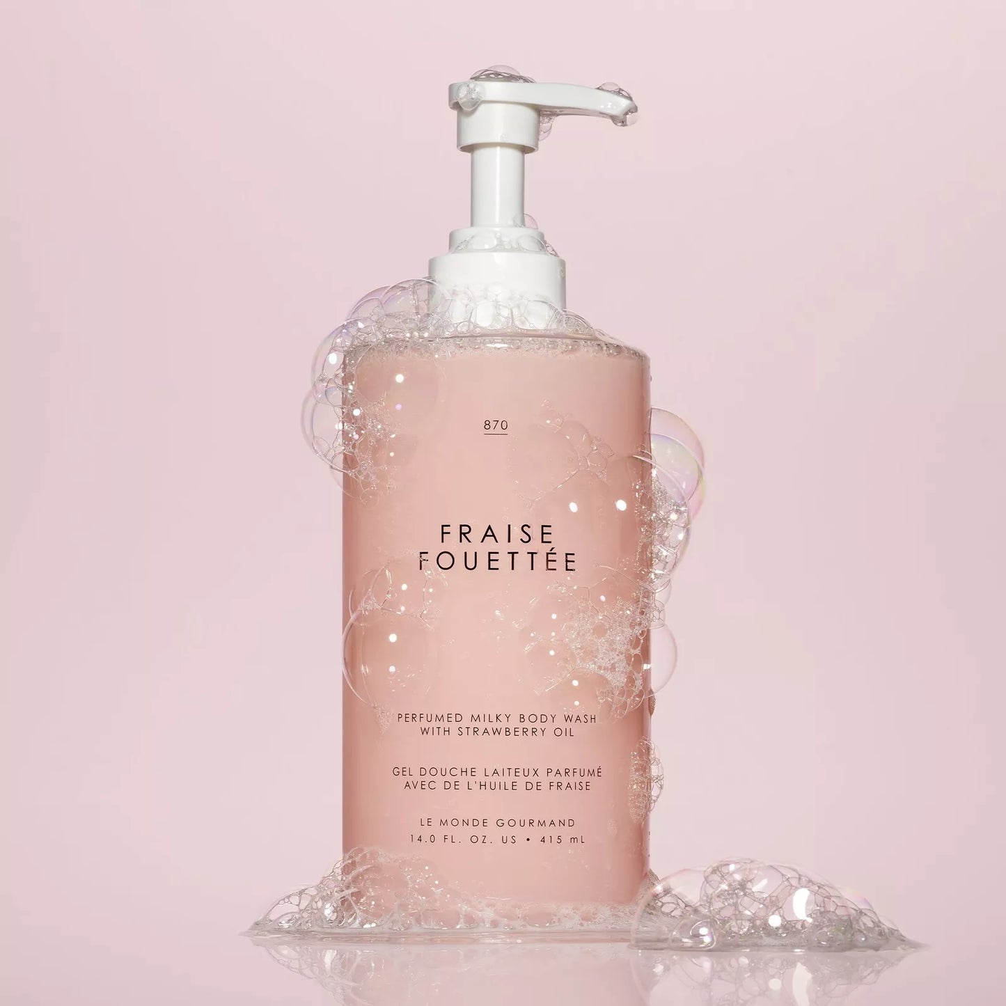 Le Monde Gourmand – Fraise Fouettée Milky Body Wash (10 fl. oz.)