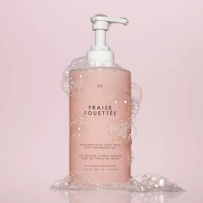 Le Monde Gourmand – Fraise Fouettée Milky Body Wash (10 fl. oz.)