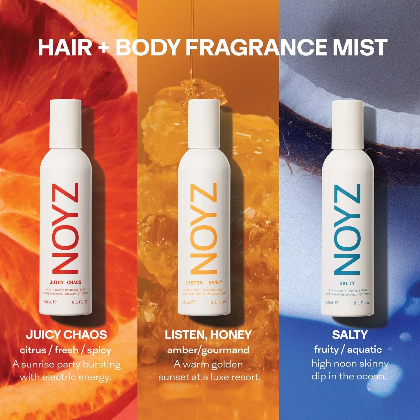 NOYZ – Juicy Chaos Hair + Body Fragrance Mist (100ml)