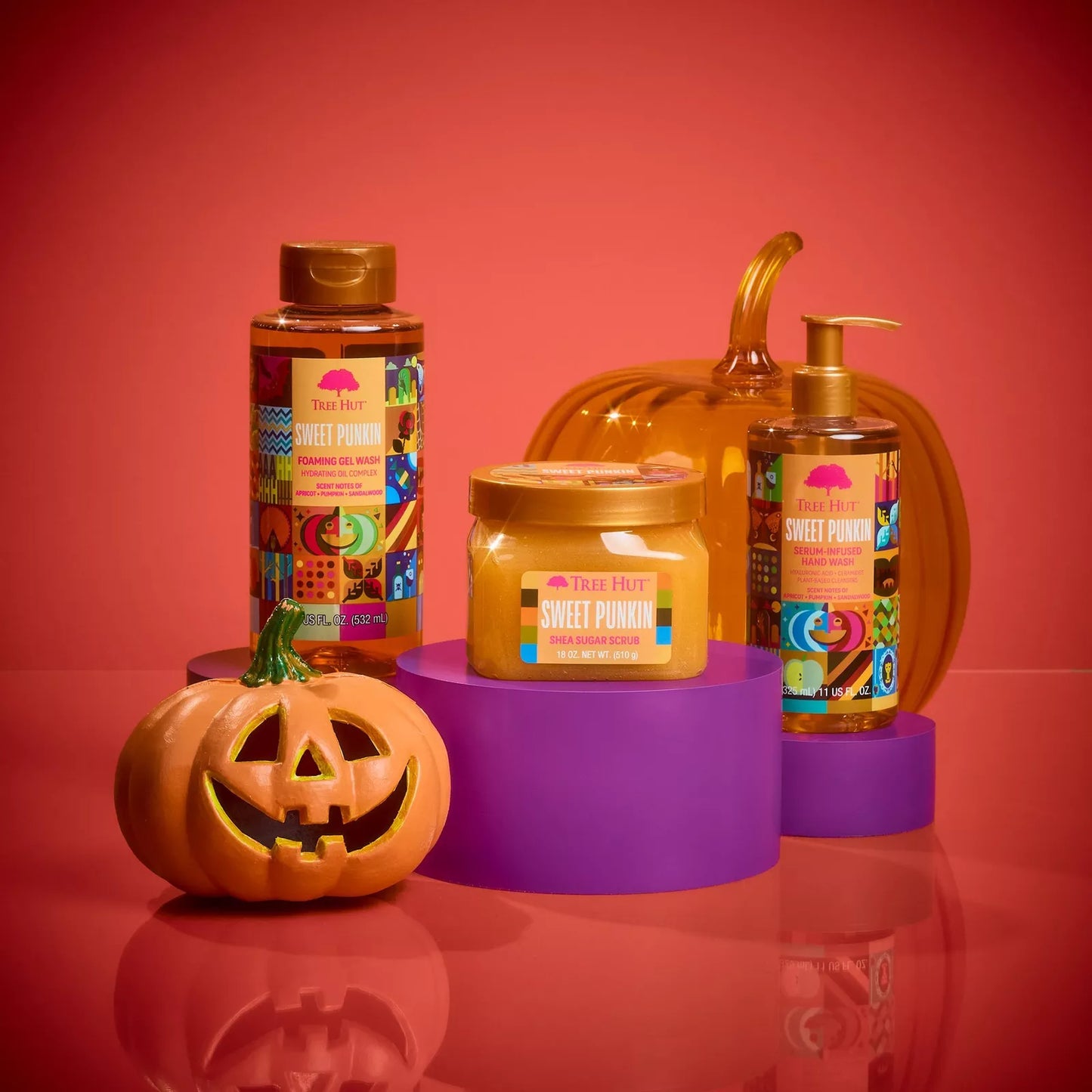 Tree Hut – Sweet Punkin Foaming Gel Body Wash (18 oz.)