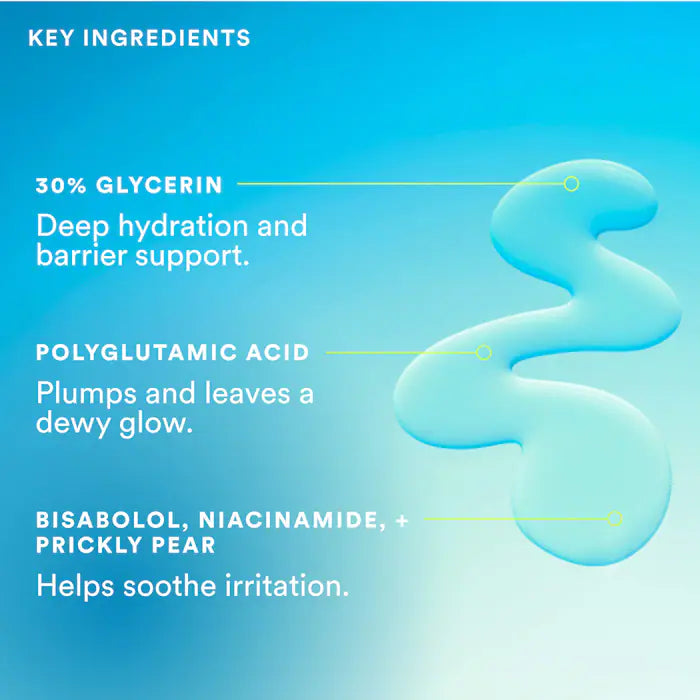Super Saturated Hydrating Barrier Serum | 30% Glycerin + Polyglutamic Acid