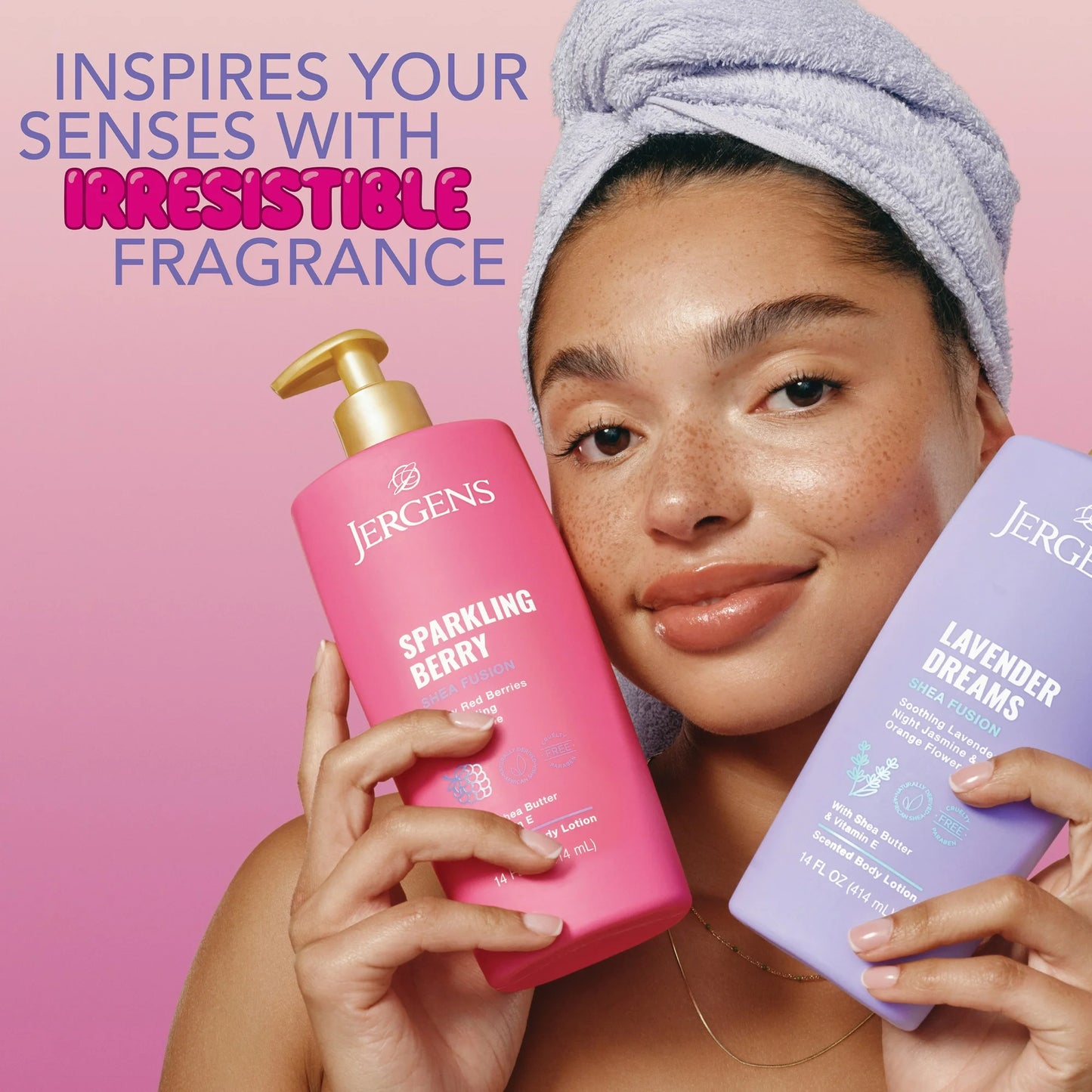 Jergens – Shea Fusion Body Lotion (Sparkling Berry)