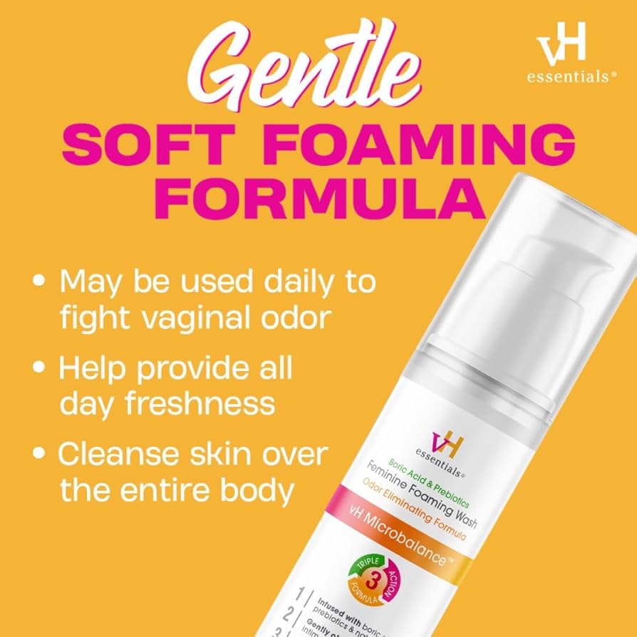 vH essentials Foaming Feminine Wash – pH Balanced Daily Cleansers