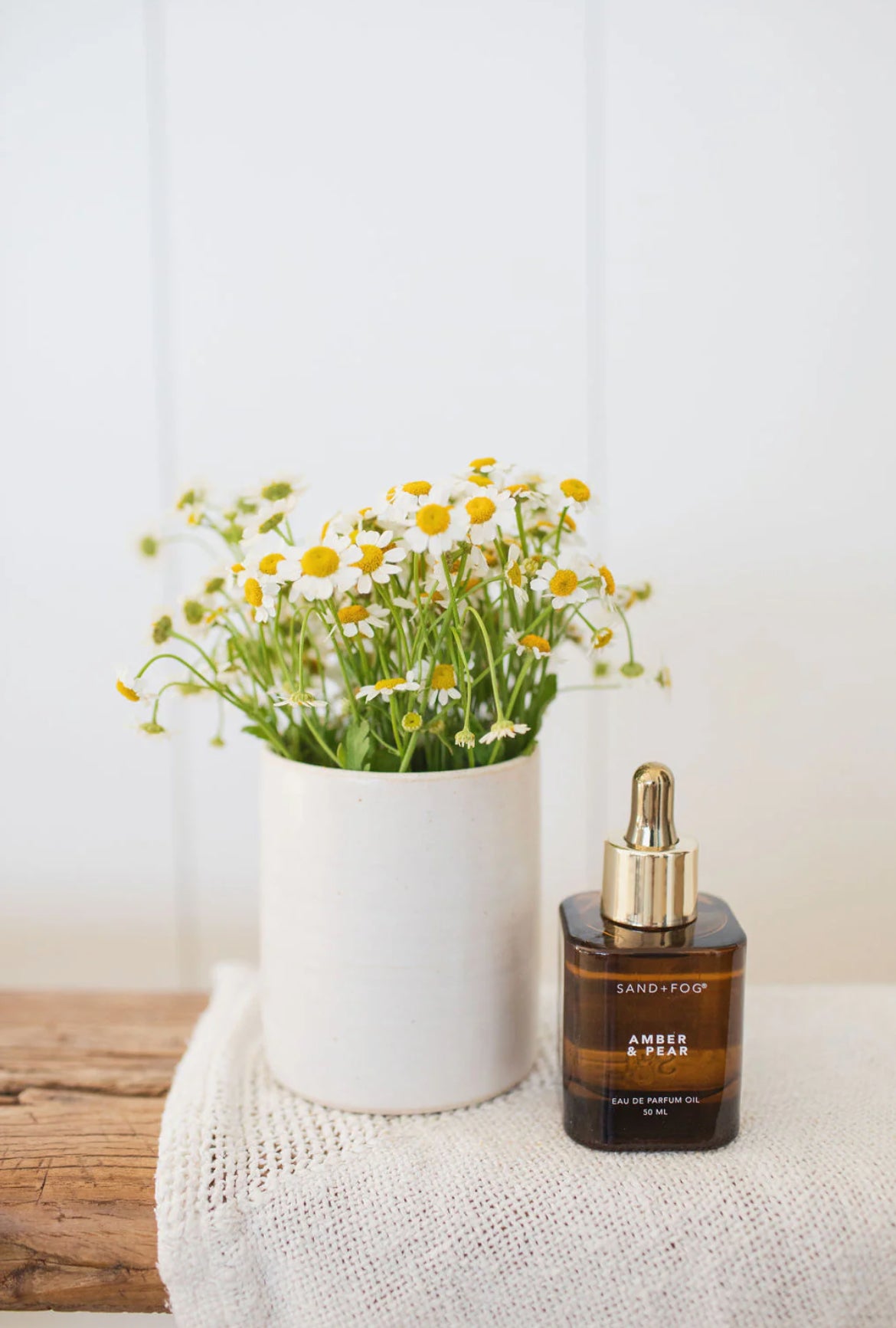 Sand + Fog Amber & Pear Perfume Oil (50ml Dropper)
