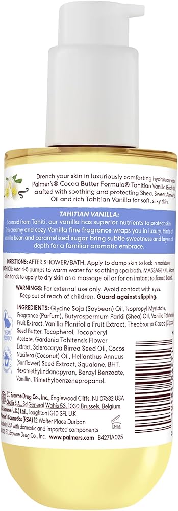 Palmer’s Cocoa Butter Formula Body Oil – Tahitian Vanilla (6.5 oz)