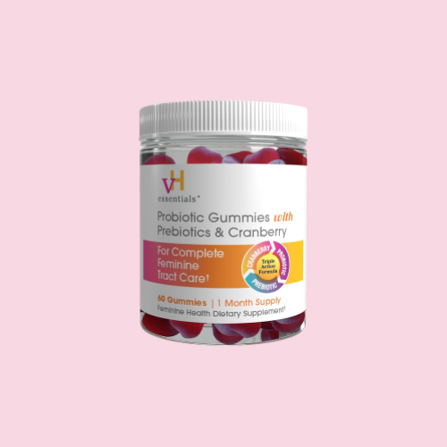 vH essentials – Probiotic Gummies with Prebiotics & Cranberry (60 Count)
