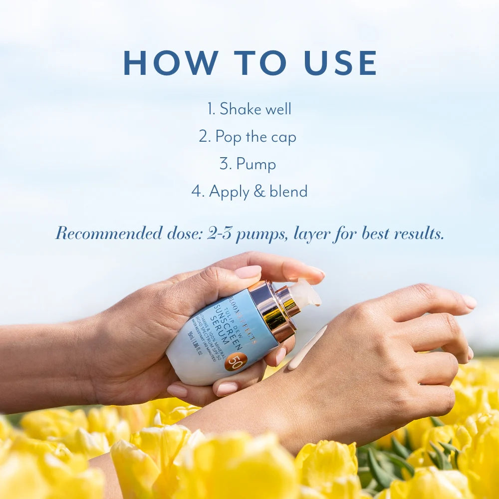 Bloomeffects – Tulip Dew Sunscreen Serum SPF 50