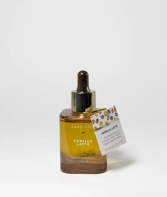 SAND + FOG – Vanilla Latte Perfume Oil Dropper (50ml)