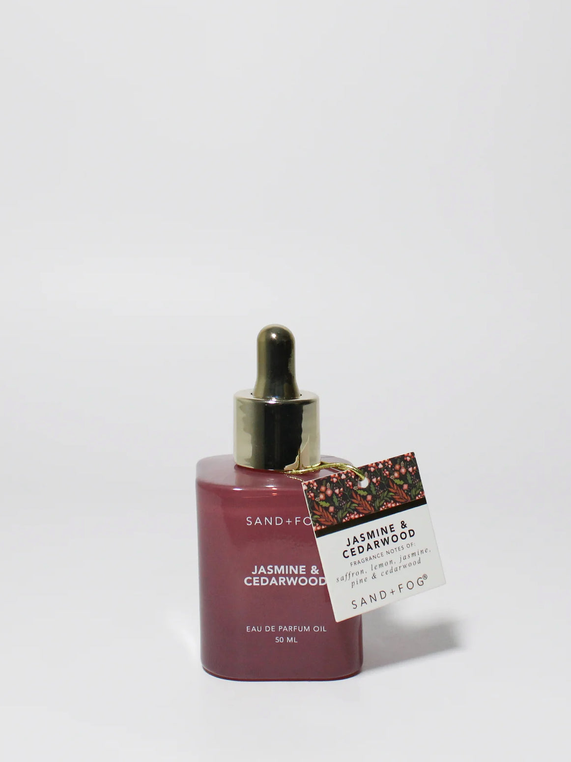Sand + Fog Jasmine & Cedarwood Perfume Oil (50ml Dropper)